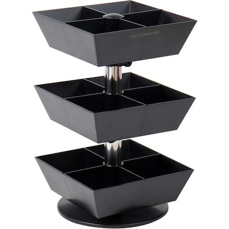 Ems Mind Reader ORGANIZER, 3TIER, TEA, BAG, BLK EMSTEASWIV3T